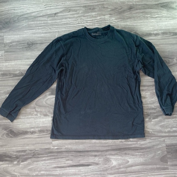 🩷Men’s black long sleeve plain size large - Picture 1 of 1